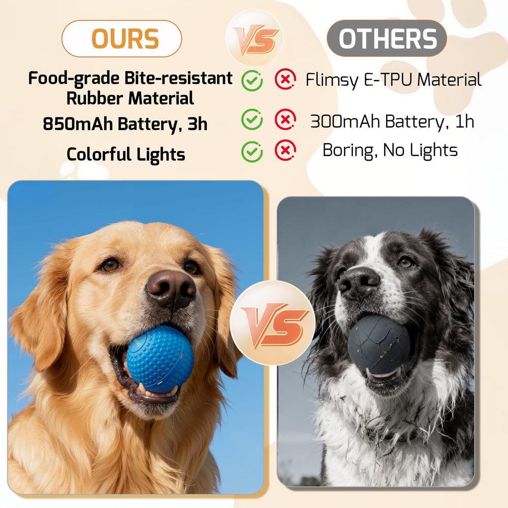 Bola SNOYWEN resistente al masticar, ideal para perros activos