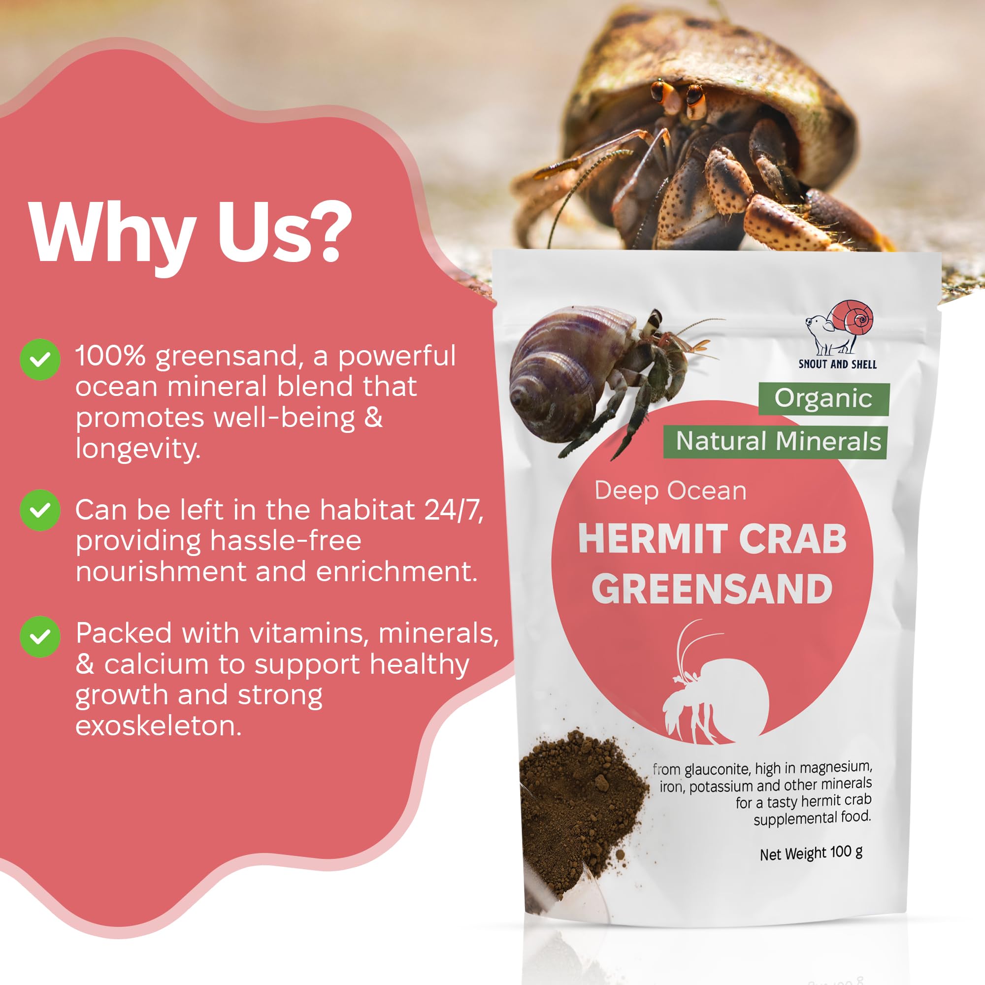 Snout and Shell: nutrientes puros de origen estadounidense para crías