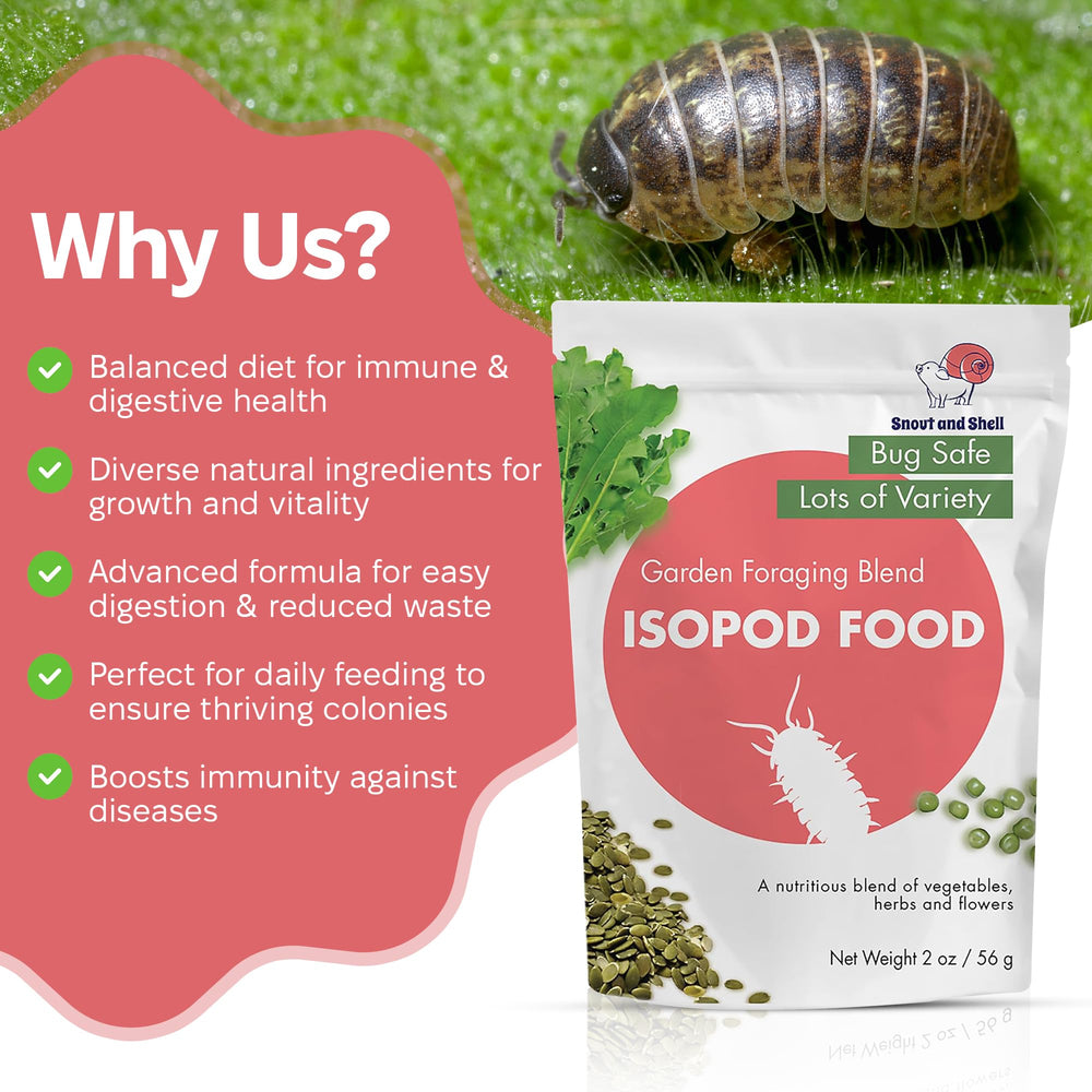 Snout and Shell mezcla jardín: ingredientes variados que enriquecen la dieta