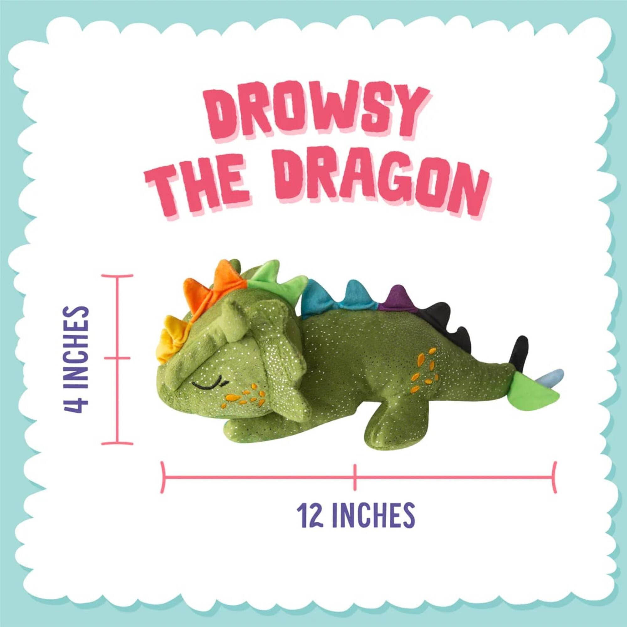 Material reciclado de SNUGAROOZ Drowsy Dragon, opción responsable para mascotas.