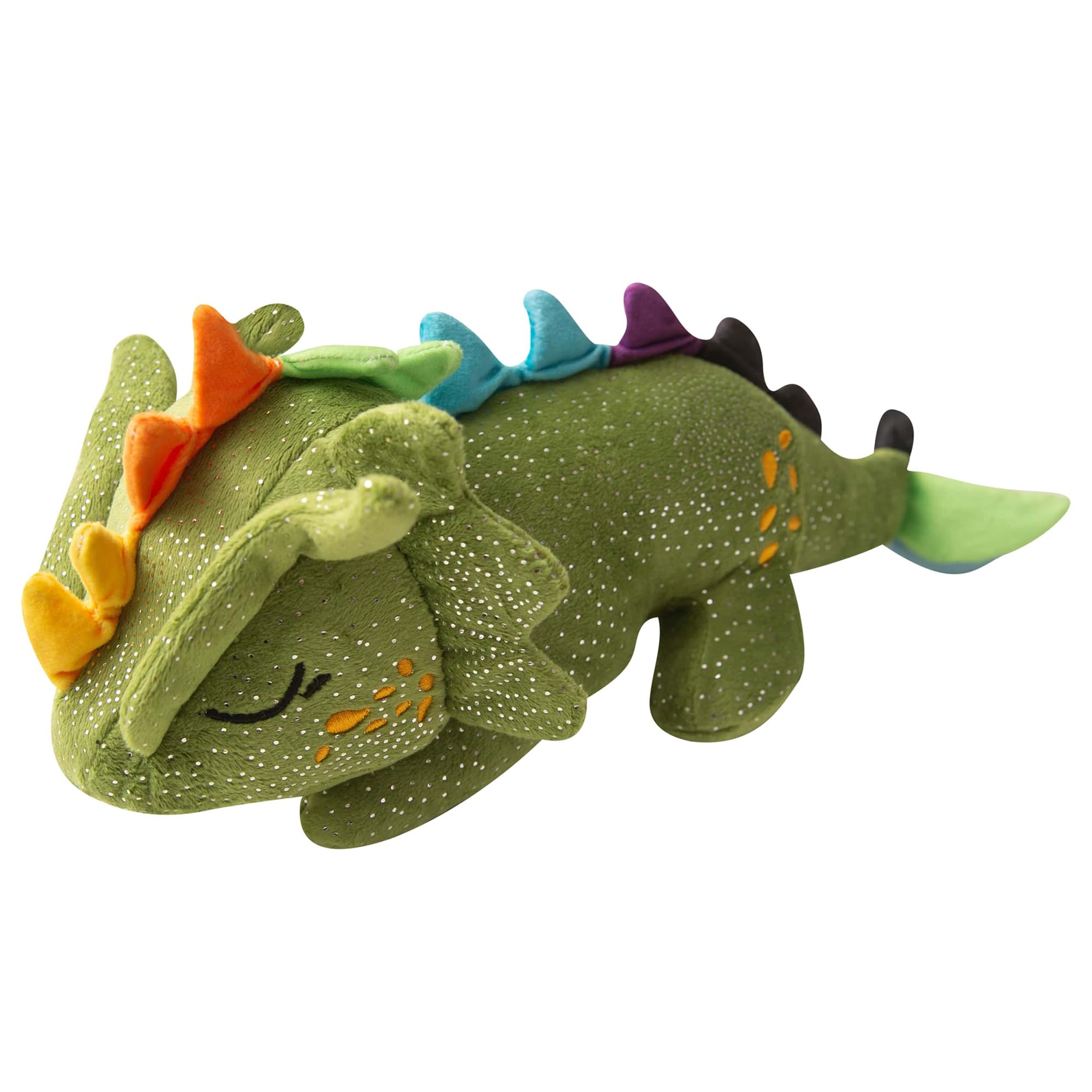 SNUGAROOZ Drowsy Dragon peluche verde, ideal para juegos suaves.