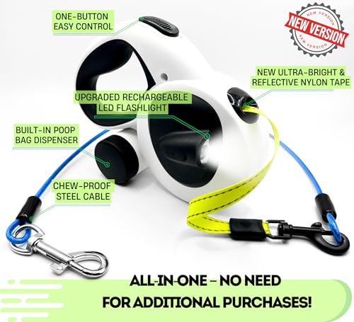 Snuggle Paws dispensador de bolsas integrado, facilita la limpieza tras el paseo.