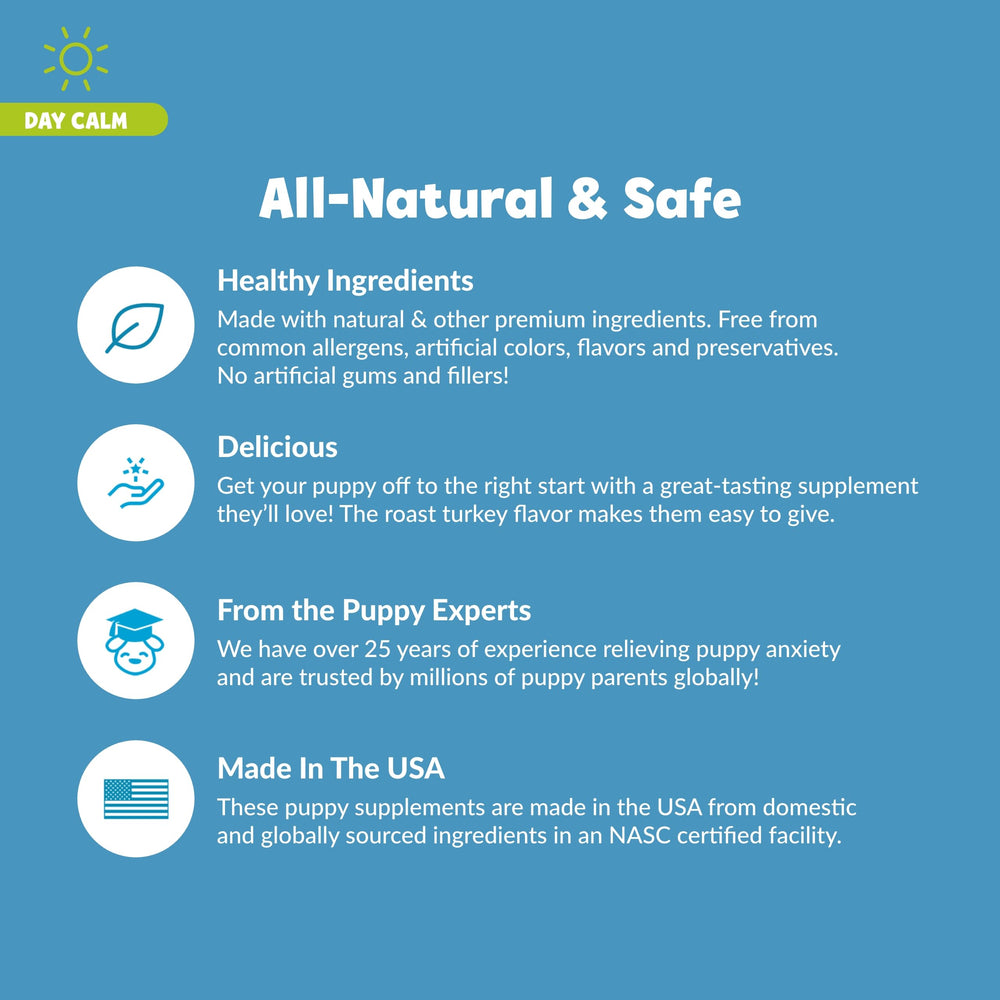Snuggle Puppy Día de Calma: ingrediente ashwagandha para favorecer la relajación suave.