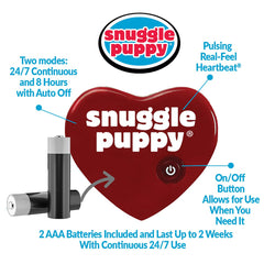 Snuggle Puppy lavable a máquina para limpieza rápida y simple.