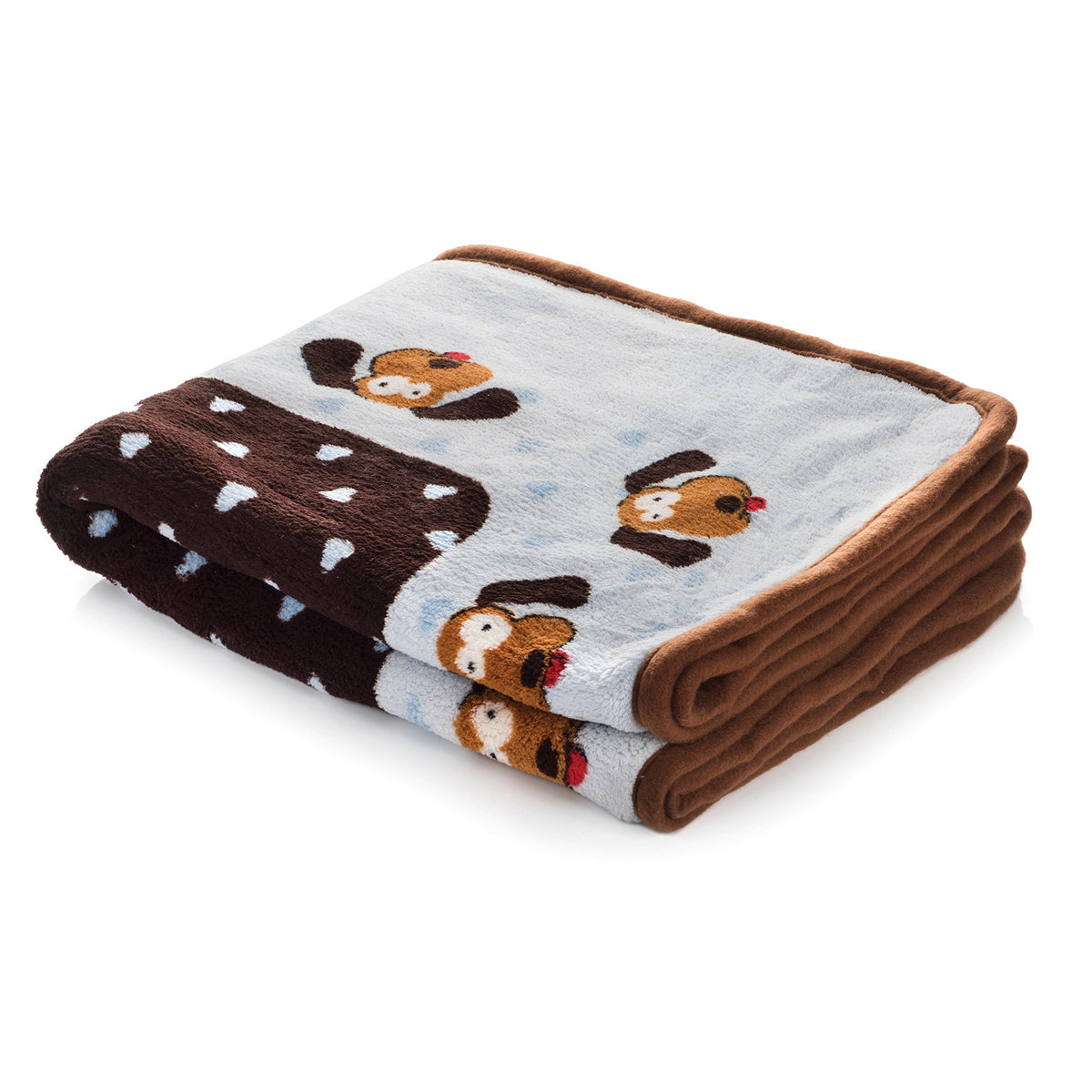 Snuggle Puppy manta para perros azul: comodidad suave para siestas.