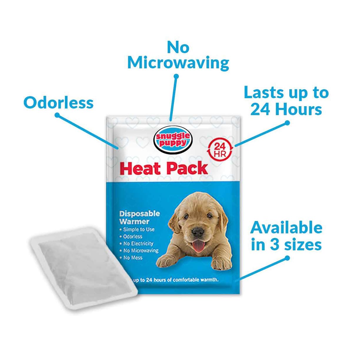 Snuggle Puppy materiales hipoalergénicos para mascotas sensibles.