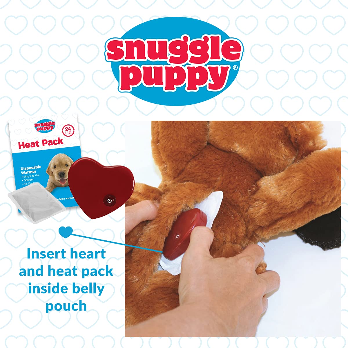 Snuggle Puppy uso diario: compañero fiel para la vida en casa.