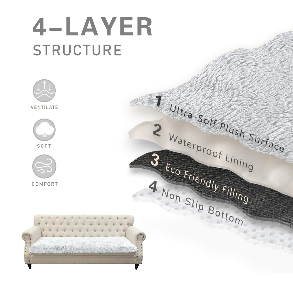Cobertor protector Snugglesinto para muebles, evita manchas.