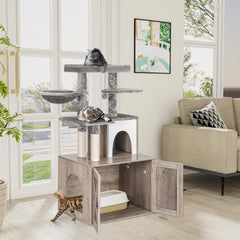 Torre-arbol de Snughome con dos plataformas y poste de sisal.