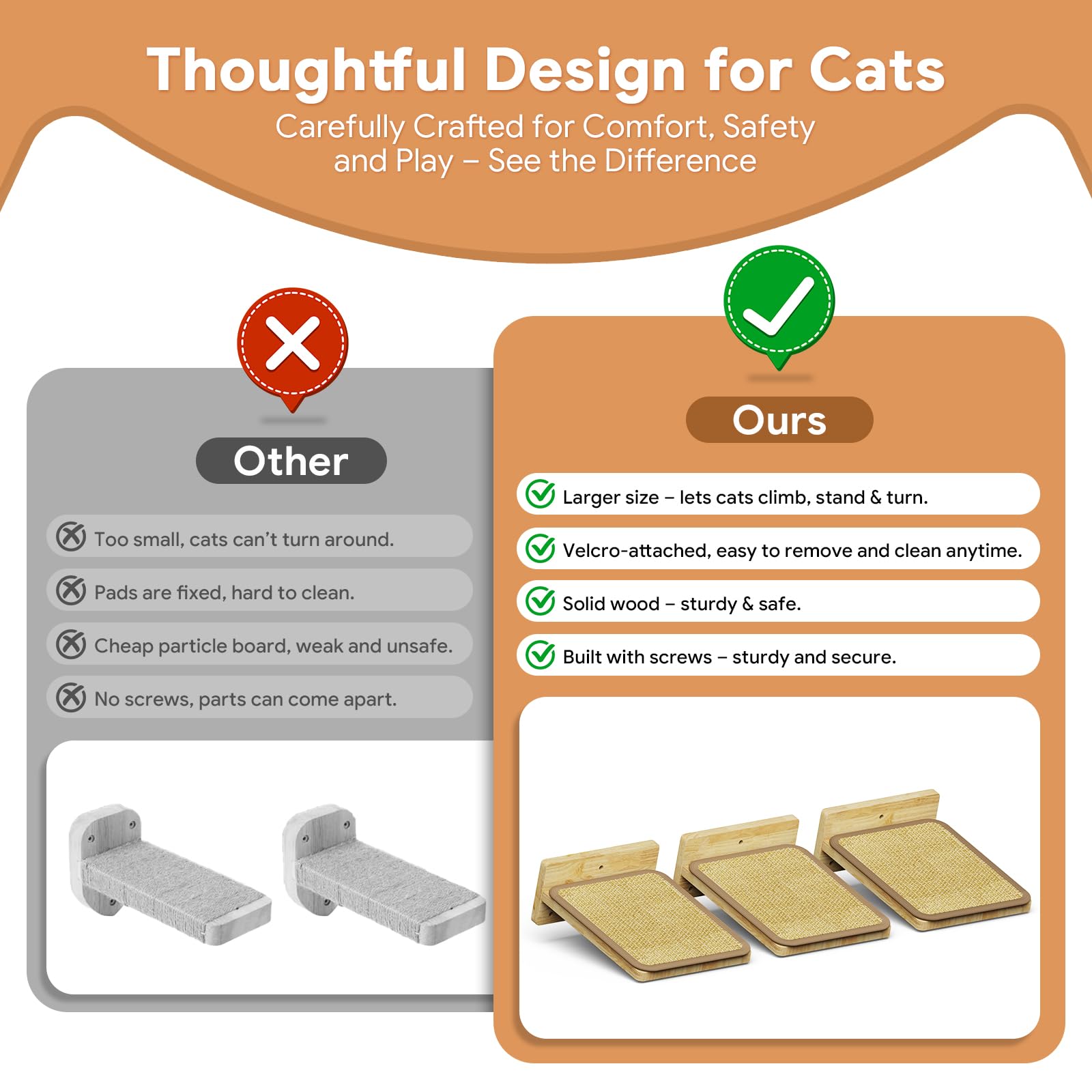 Ideal para gatos pequeños y medianos, incluso para entrenamiento ligero.