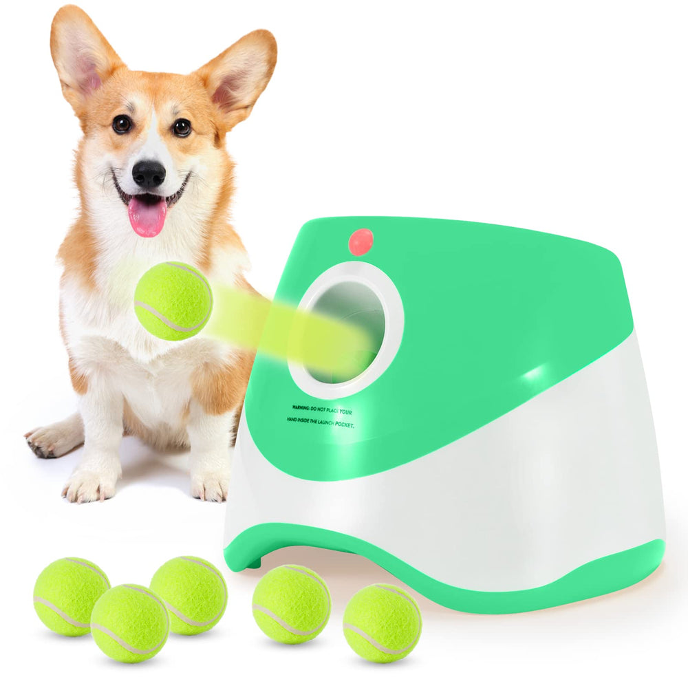SOCO lanzador-bolas-perro-automatico, juego interactivo para perros