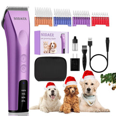 Sodaer kit grooming 5 en 1 para mascotas, ideal para recorte en casa.