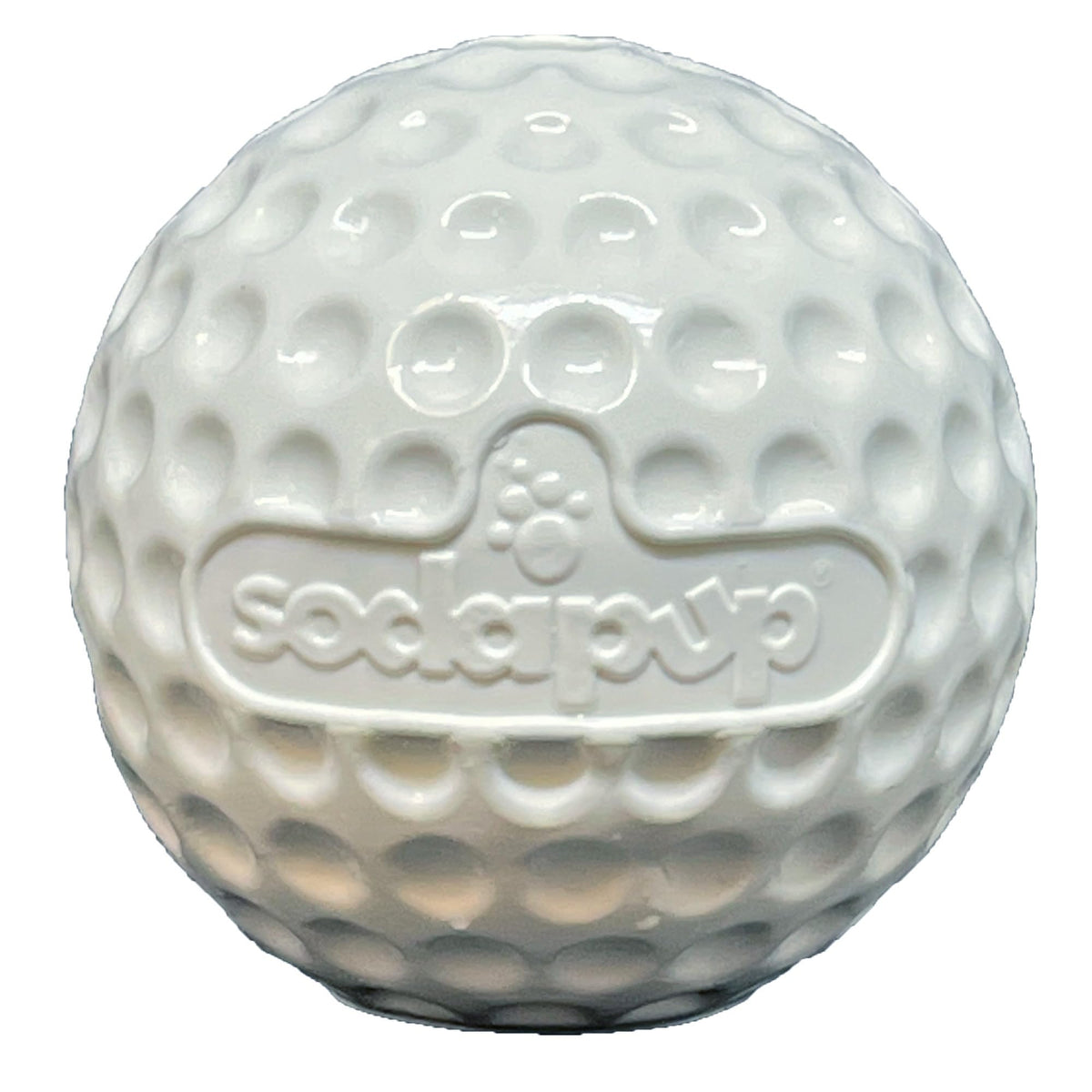 SodaPup bola de golf: dispensador de premios para estimular la mente del perro.