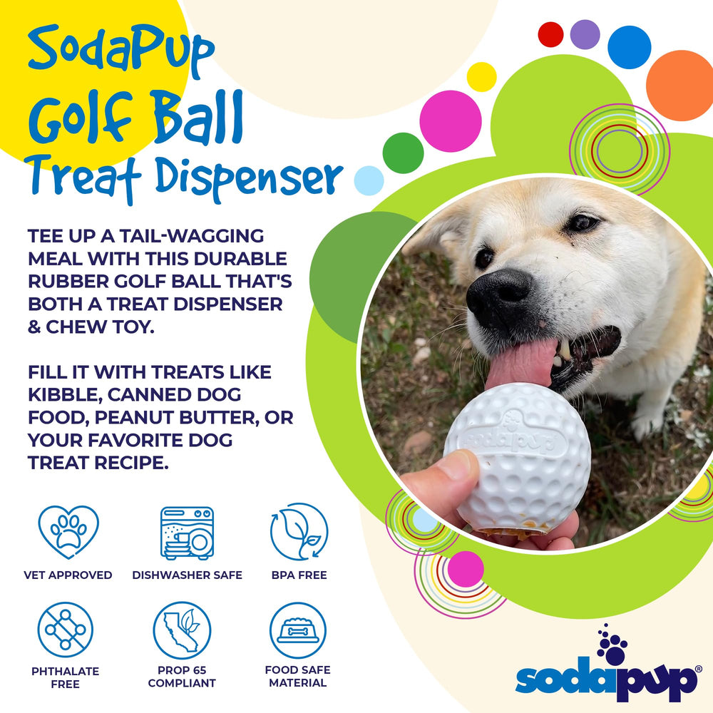 SodaPup bola de golf flotante para juegos en agua.