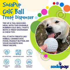 SodaPup bola de golf flotante para juegos en agua.