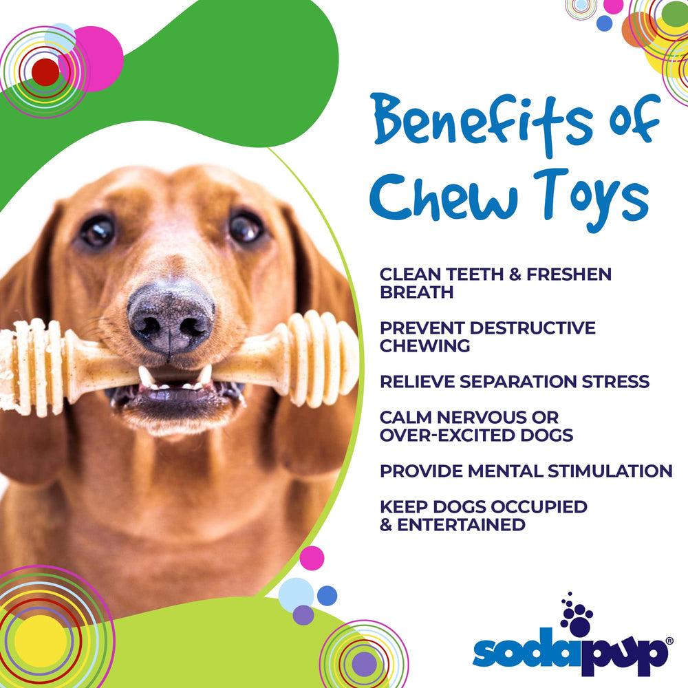 SodaPup Honey Bone: fomenta la higiene dental y reduce el masticado destructivo