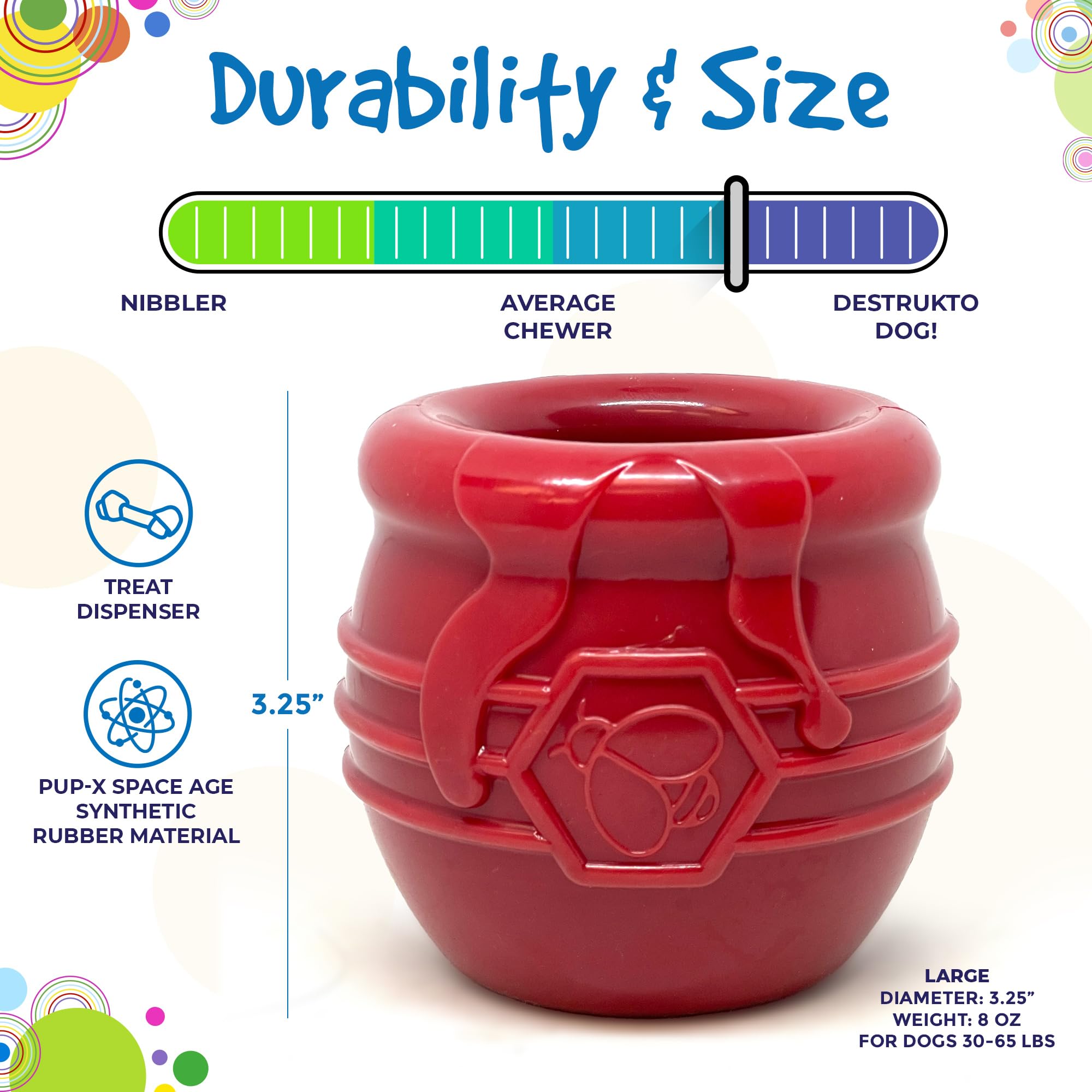 SodaPup Honey Pot apto para uso en agua, útil en sesiones junto al lago o piscina.