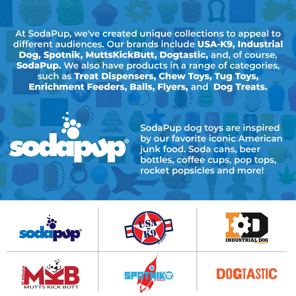 SodaPup Water eCoin, apto para lavavajillas, limpieza rápida y seguridad alimentaria