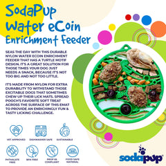 SodaPup Water eCoin, diámetro de 5 pulgadas, tamaño ideal para perros de distintos tamaños
