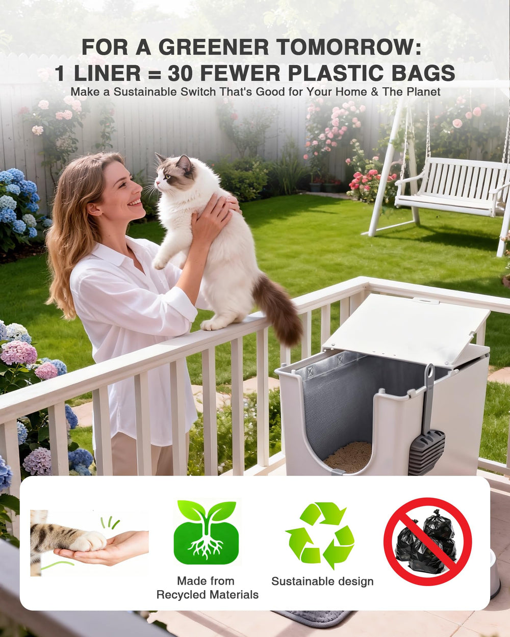 Pack 4 de liners Sodiafell para Modkat Type-F, ahorro y sostenibilidad