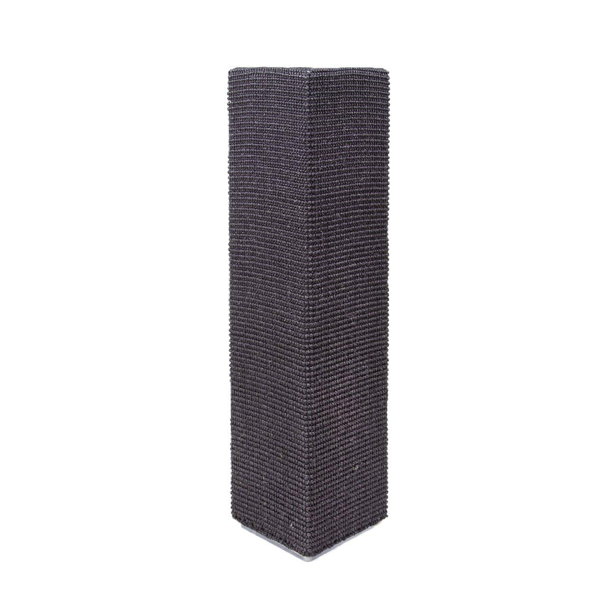 Sofa-Scratcher Squared: esquina de sisal negro para rascar sin dañar el mueble.