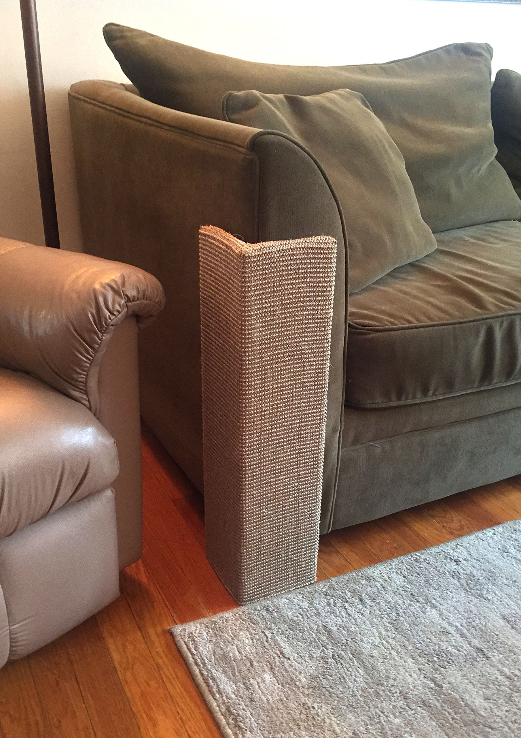 Sofa-Scratcher Squared ideal para rincones de sofa de 90 grados sin ensuciar
