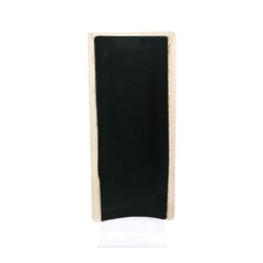 Sofa-Scratcher under-sofa anchor secures the post for stable furniture protection.