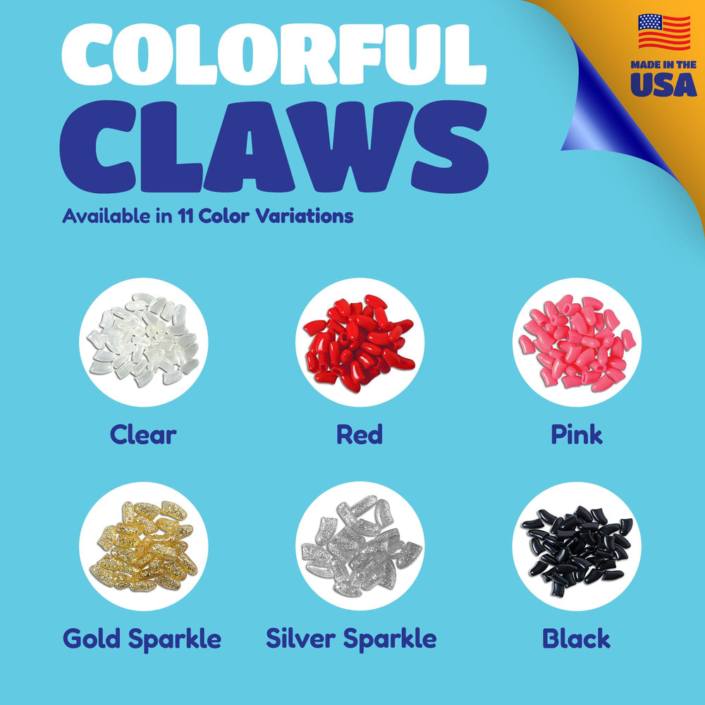 Soft Claws Nail Caps diseño antideslizante para perros, facilita la tracción.