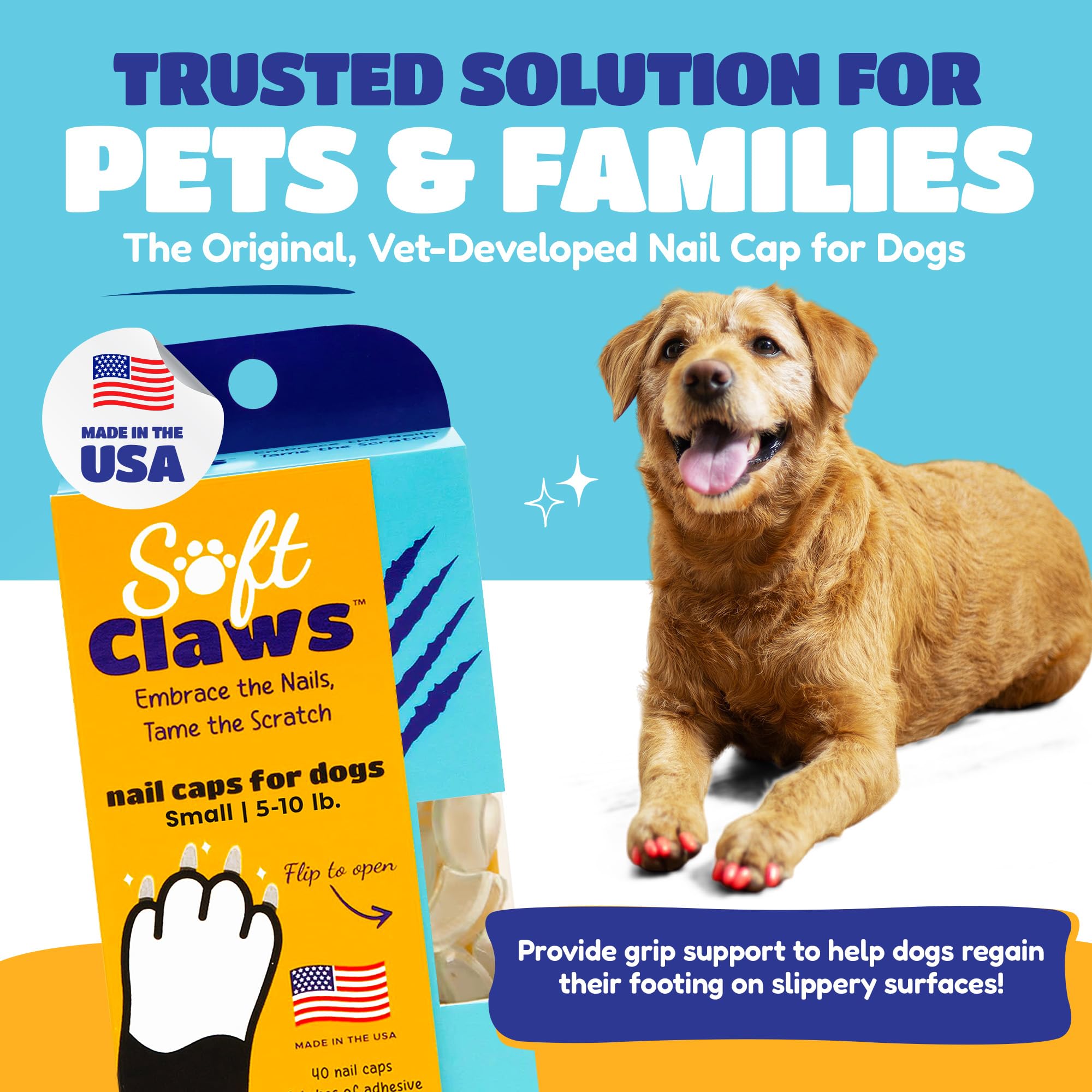 Soft Claws: sistema de cierre CLS para fijación estable en uñas.