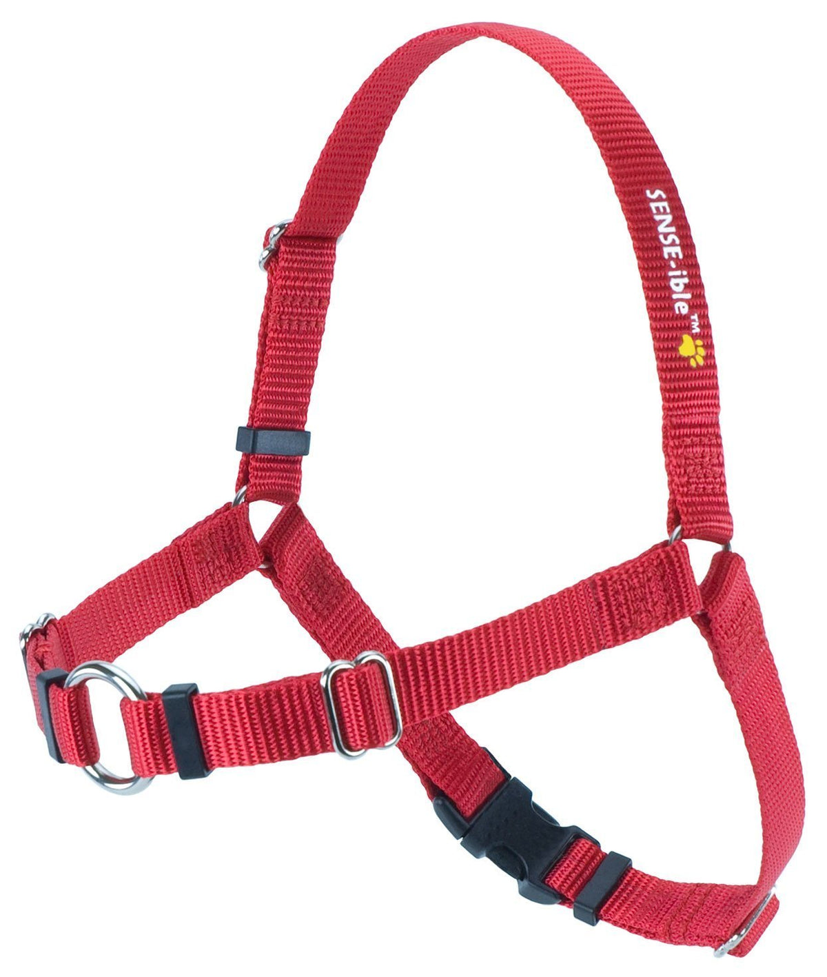 Softouch Sense-Ation arnés sin tirón para perro rojo mediano, mejora control y obediencia