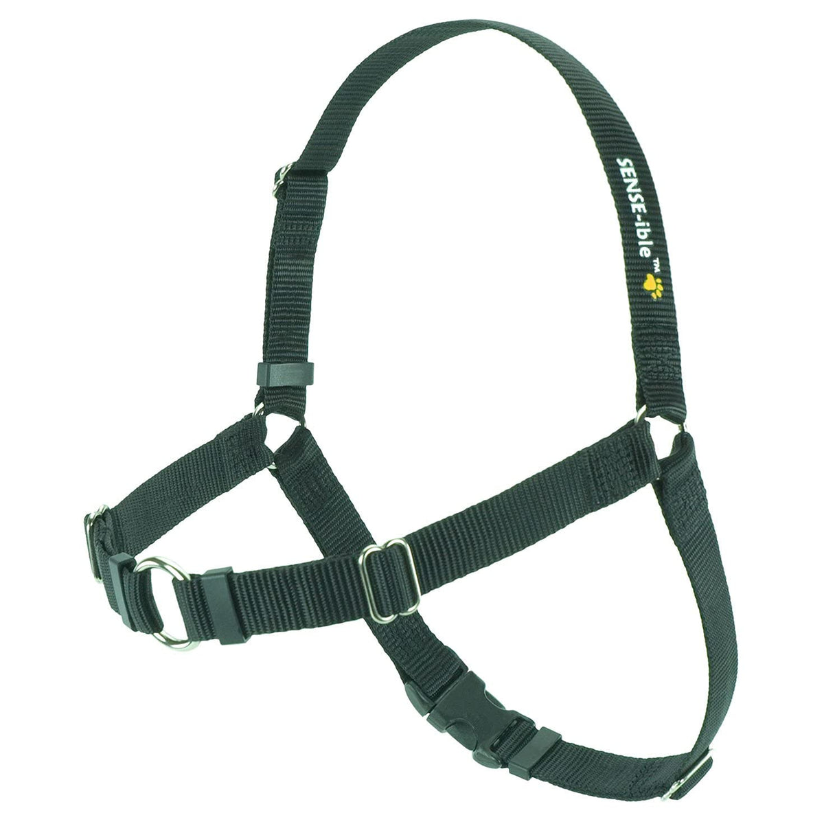 Softouch Sense-ible arnés frontal en acción para paseos más controlados.