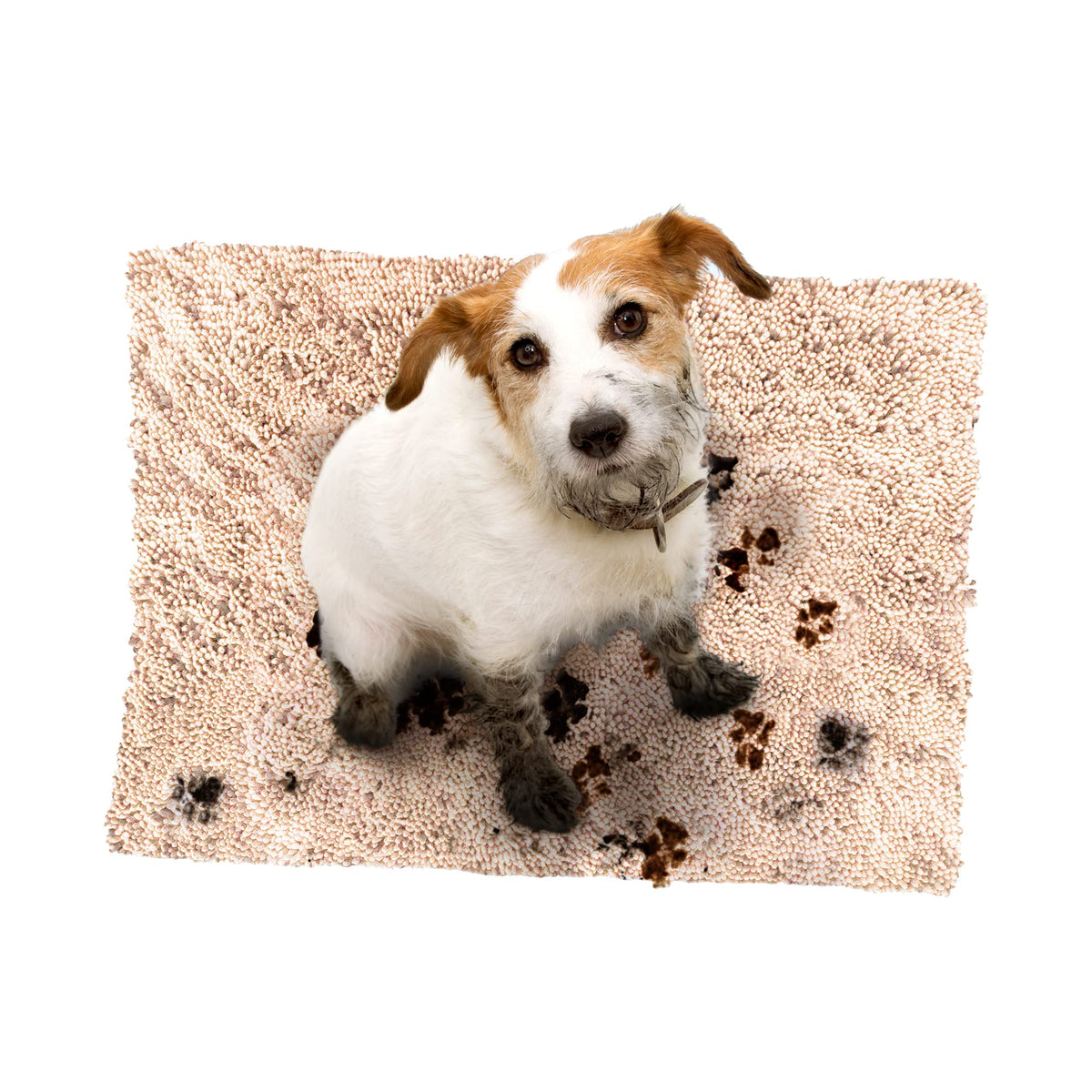 Soggy Doggy Doormat absorbente microfibra chenille para patas mojadas y suelos limpios.