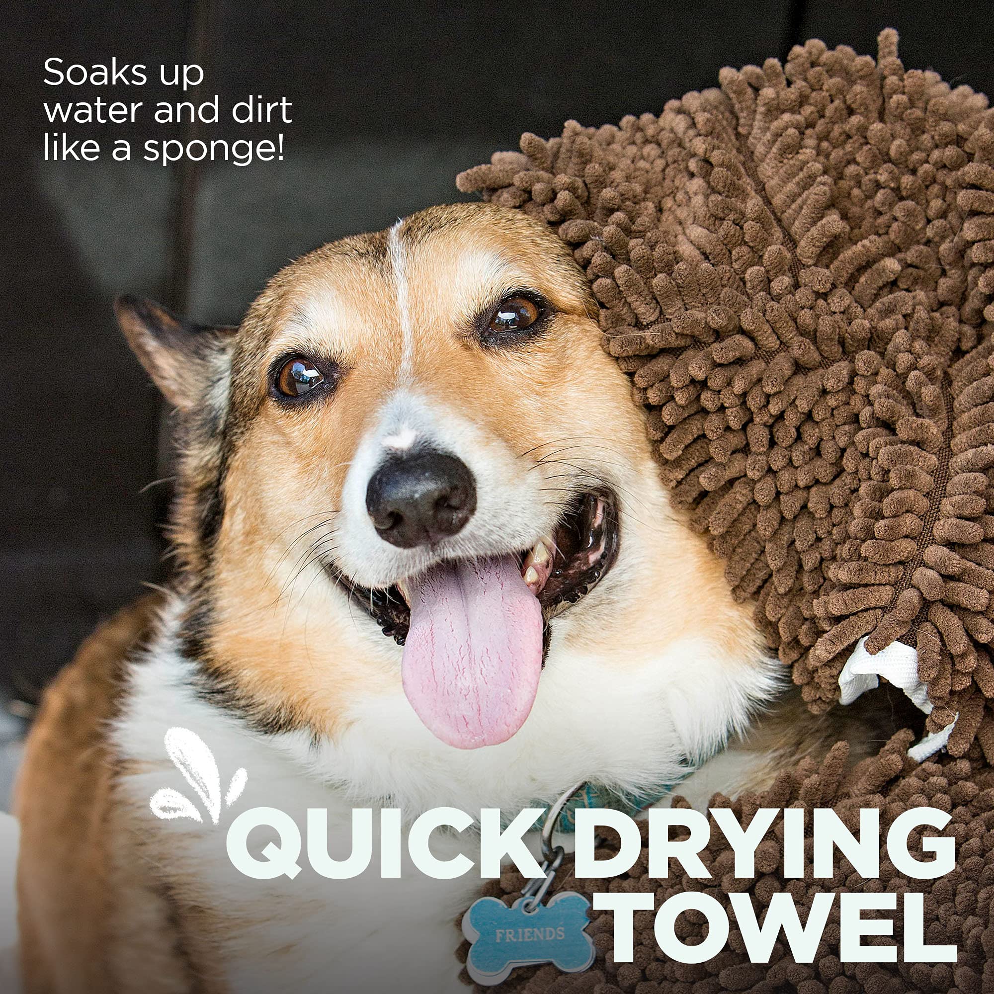 Soggy Doggy Doormat, secado rápido para mantener el hogar limpio tras la salida.