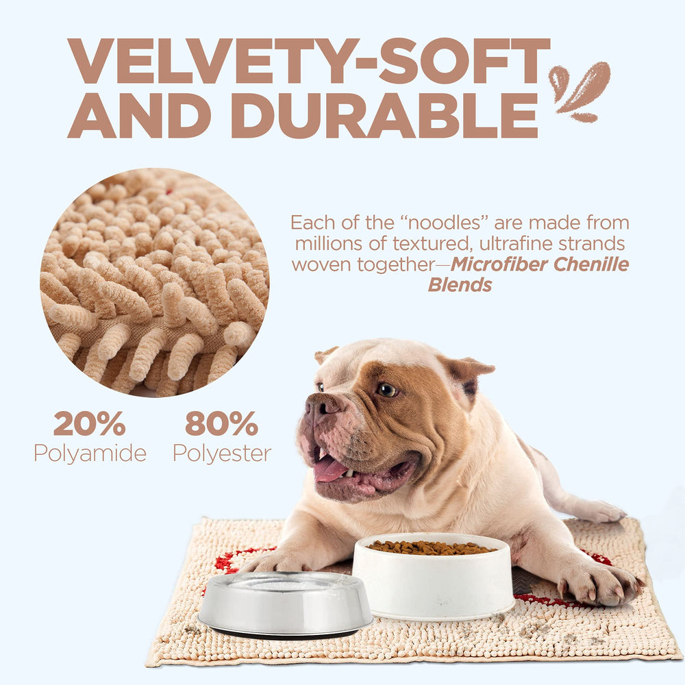 Soggy Doggy Slopmat antideslizante, mantiene cuencos estables.