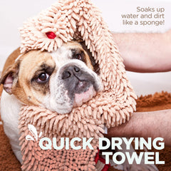 Soggy Doggy Super Shammy: secado rápido para perros grandes y pequeños
