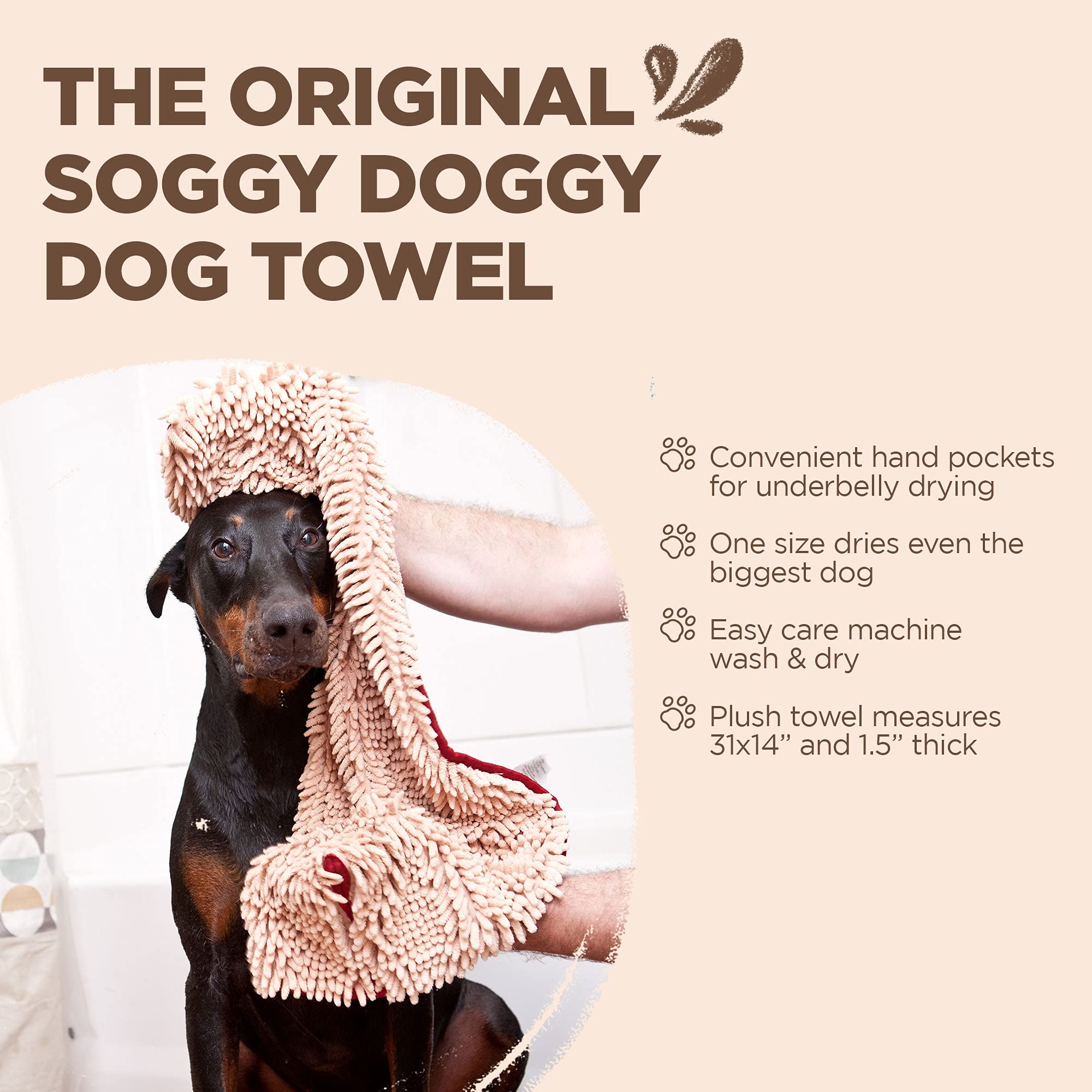 Soggy Doggy Super Shammy: uso como base en jaula para mayor comodidad