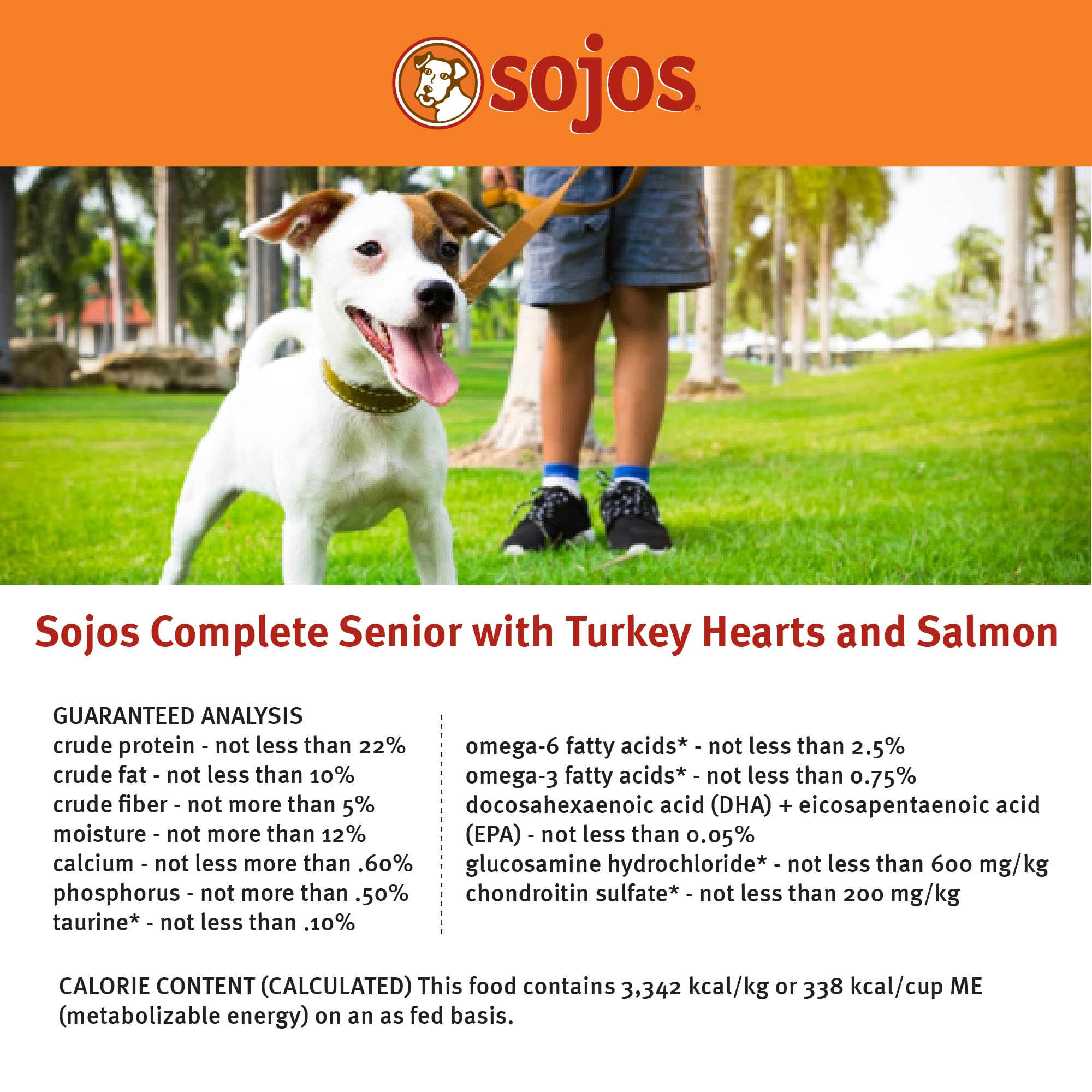 Sojos Complete pavo-salmón senior, alimento para perros liofilizado listo para servir.