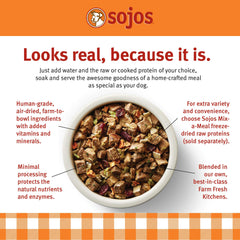 Sojos Mix-A-Meal: mezcla sin granos, ideal para nutrición balanceada.
