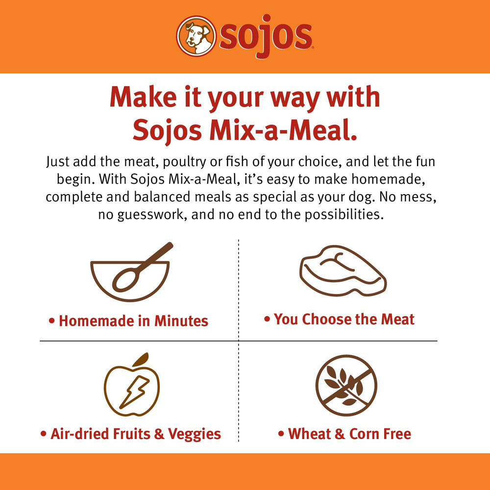 Sojos Mix-A-Meal: proceso de deshidratación seguro y natural.