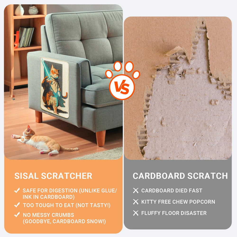 SOLDAY rascador de sisal para muebles, resistente y fácil de limpiar