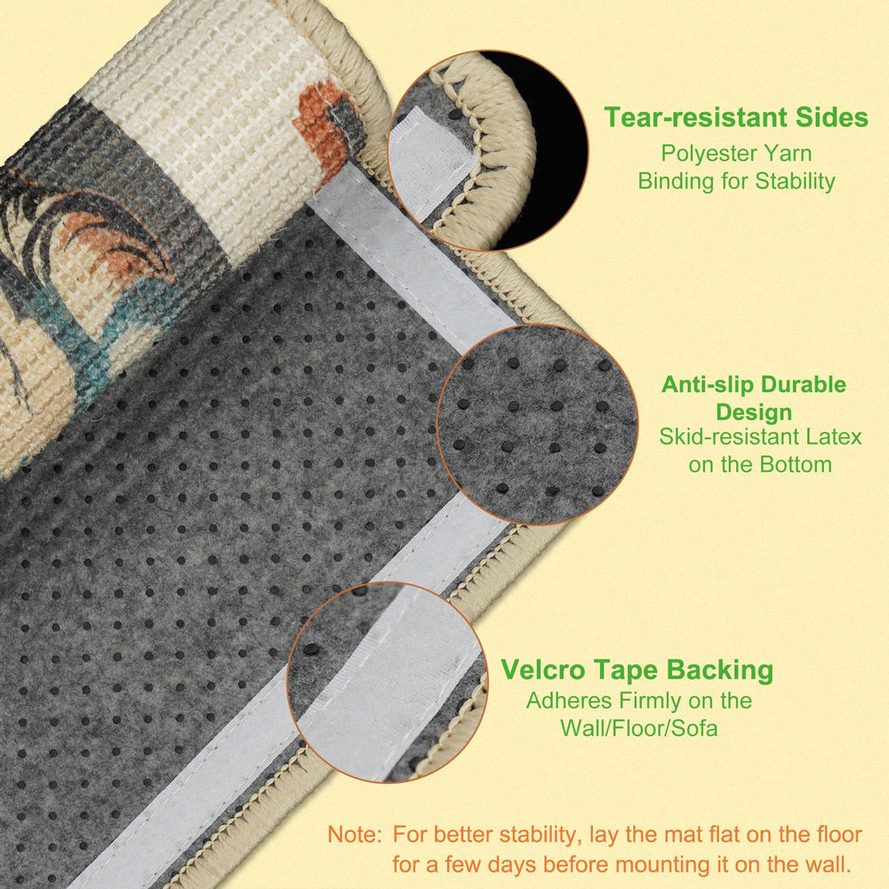 SOLDAY rascador de sisal para suelo, ideal para juego y afilar uñas