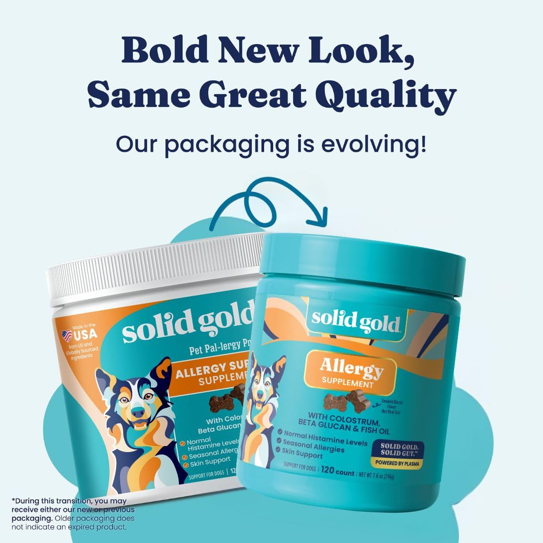 Solid Gold Alergia para Perros: bocados suaves que facilitan la masticación diaria.