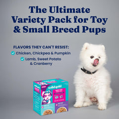 Solid Gold con superalimentos para apoyo digestivo en perros pequeños.
