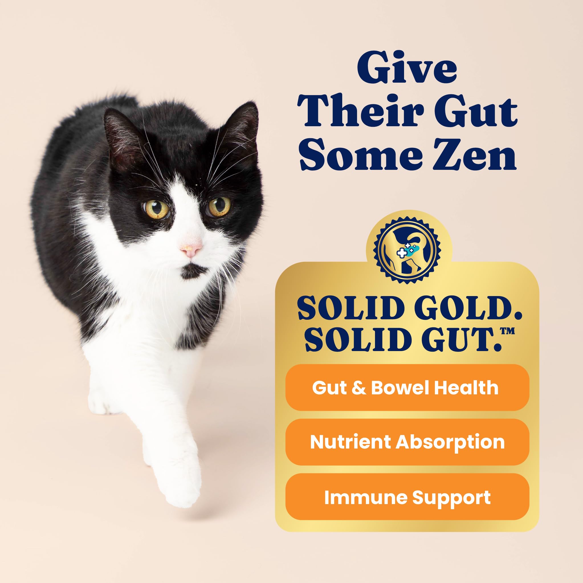 Solid Gold Alimento Seco para Gato con probióticos para digestión equilibrada.