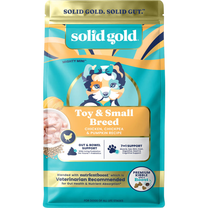 Solid Gold croquetas pequeñas para razas pequeñas con pollo.