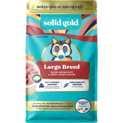 Solid Gold Bison: alimento seco para perros grandes en bolsa, apoyo práctico para dieta diaria.