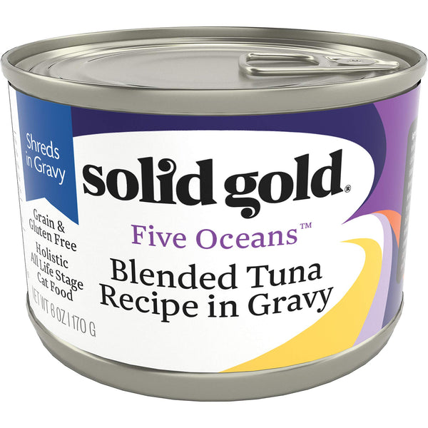 Solid Gold Five Oceans sin granos, opción adecuada para dietas sin grano.