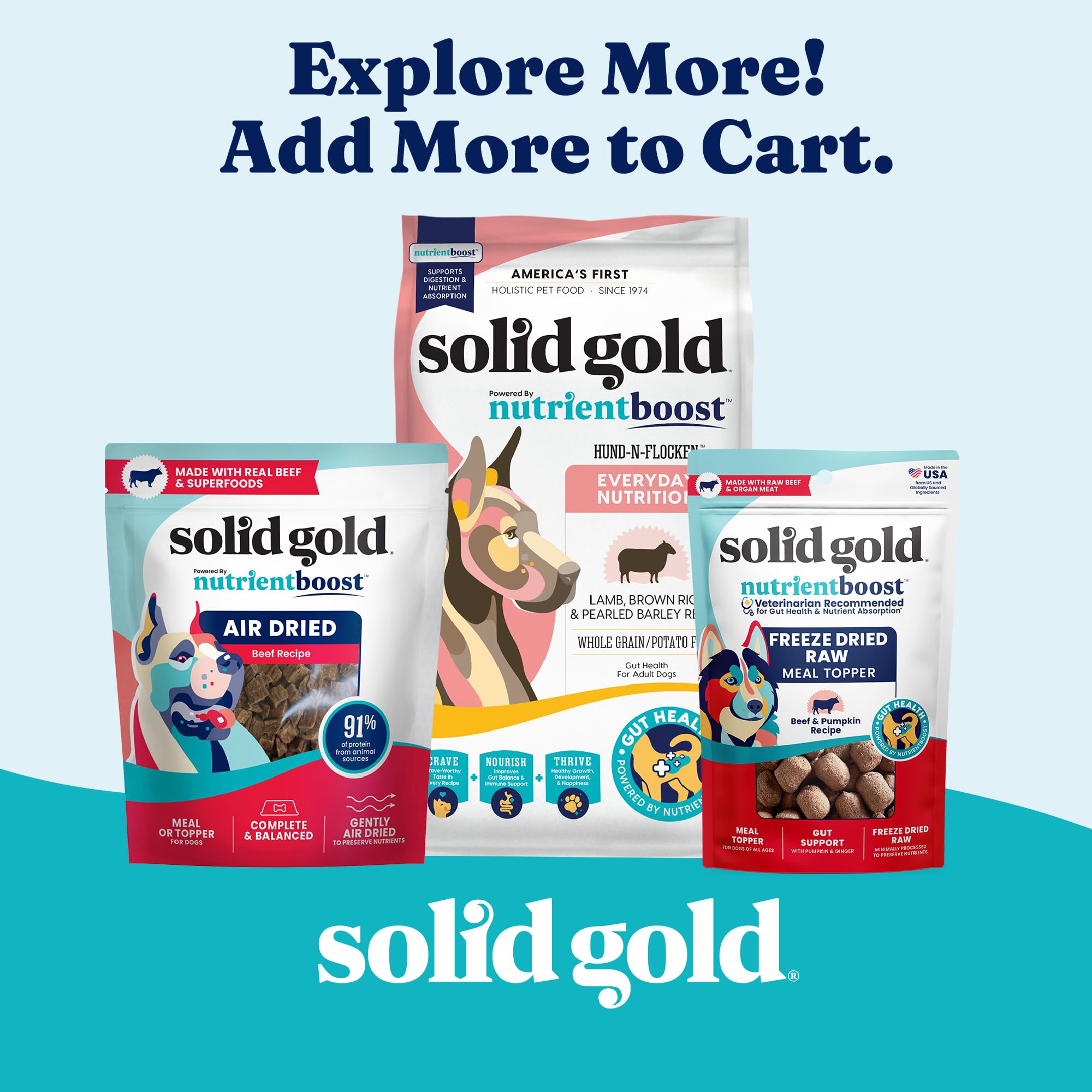 Solid Gold: experiencia premium de comida en lata para perros adultos.