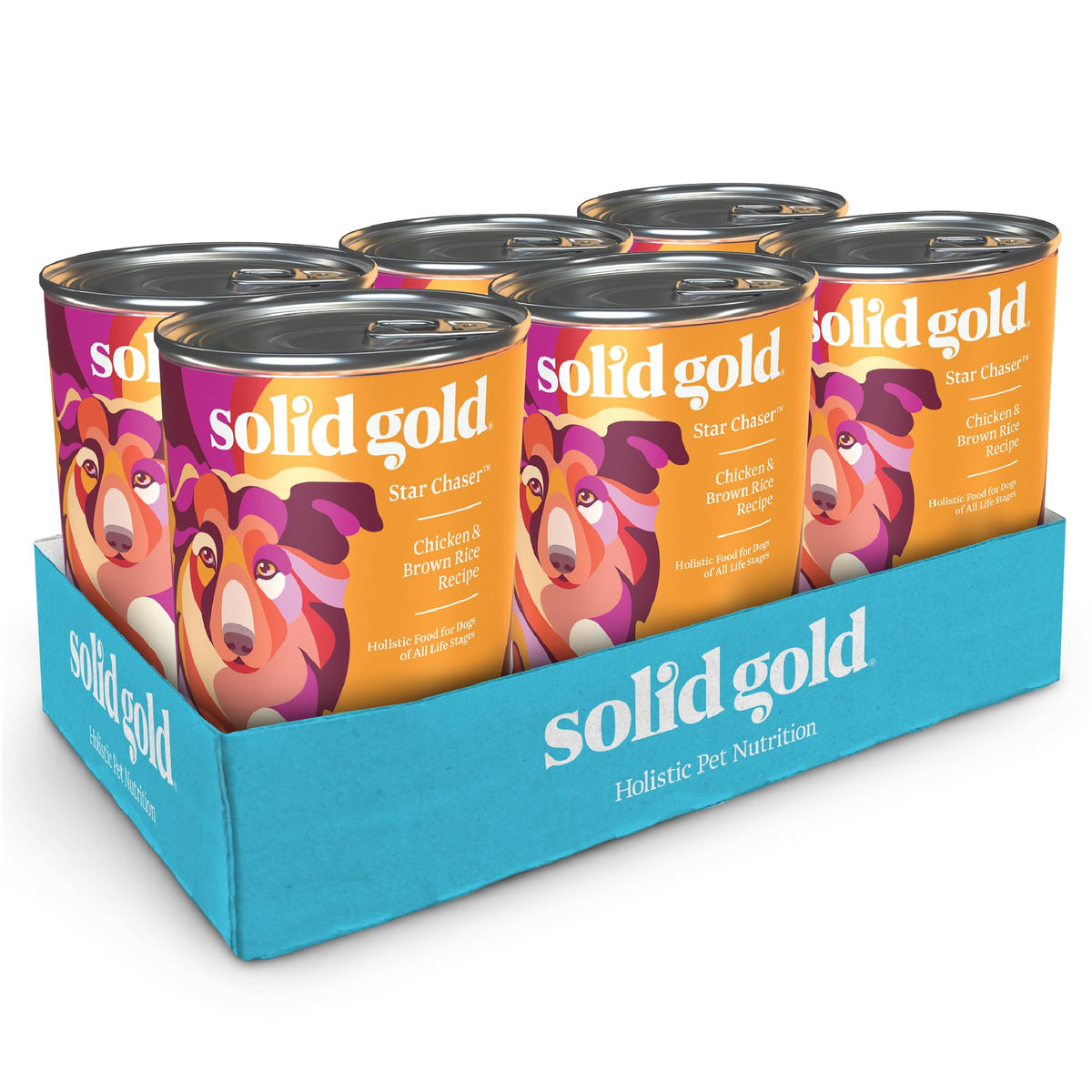 Solid Gold Lata pollo real: proteína de alta calidad para músculos y energía diaria.