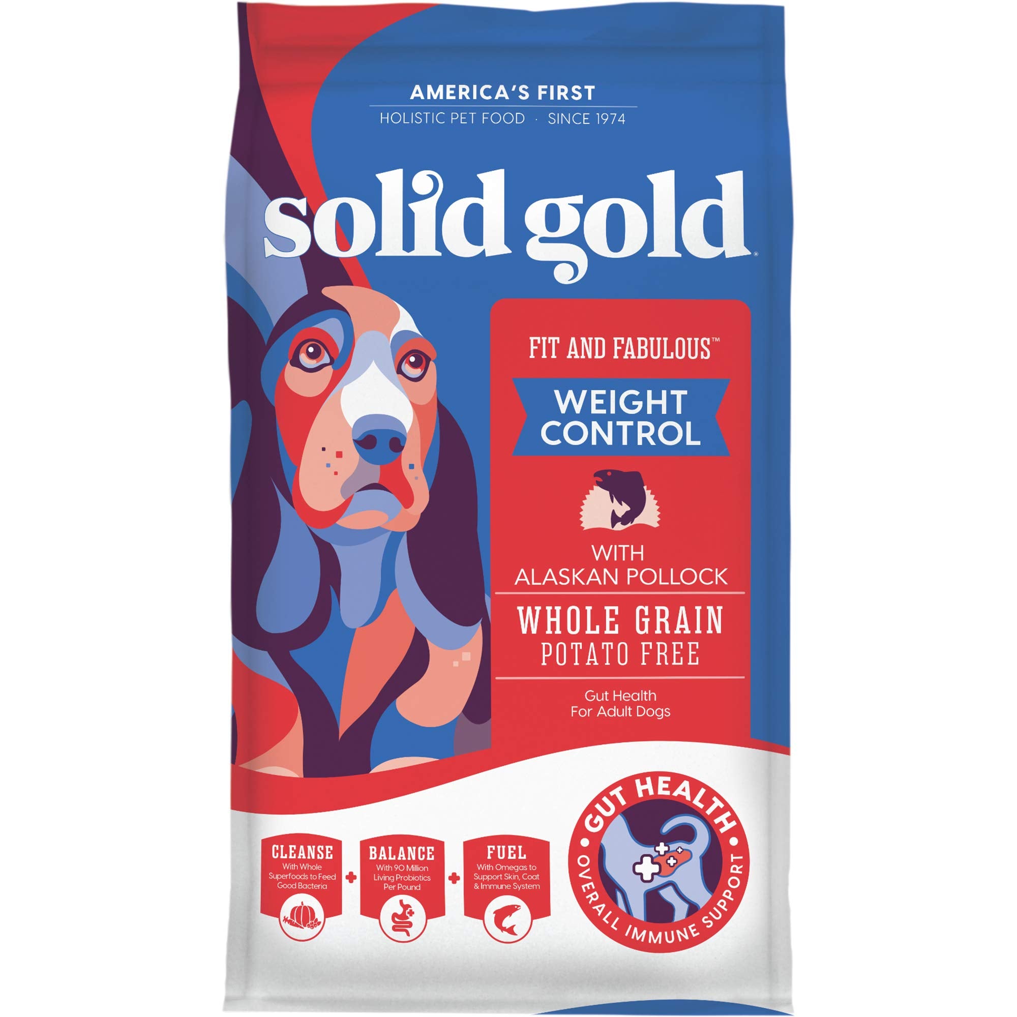 Solid Gold-omega-piel-pelo-perro: aporta pelaje brillante y piel sana.